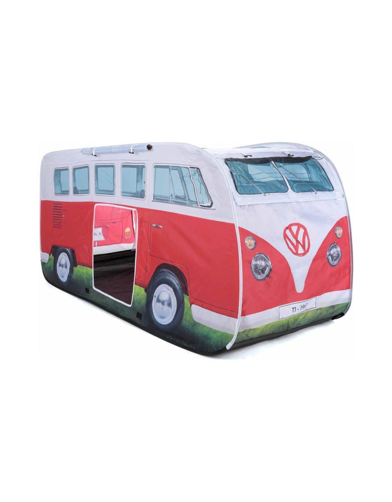 VW KIDS POP UP TENT DOVE RED