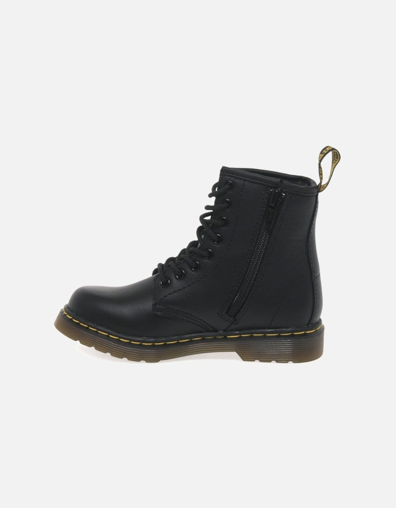 Delaney Kids Black Softy T Leather Boots