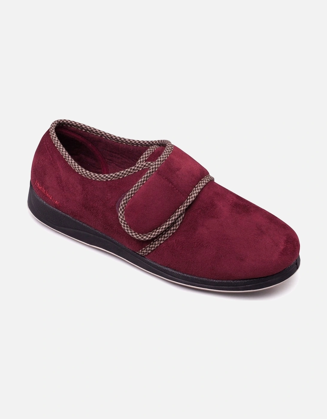 Padders Mens Harry Mens Full Slippers - Red - Size: 13