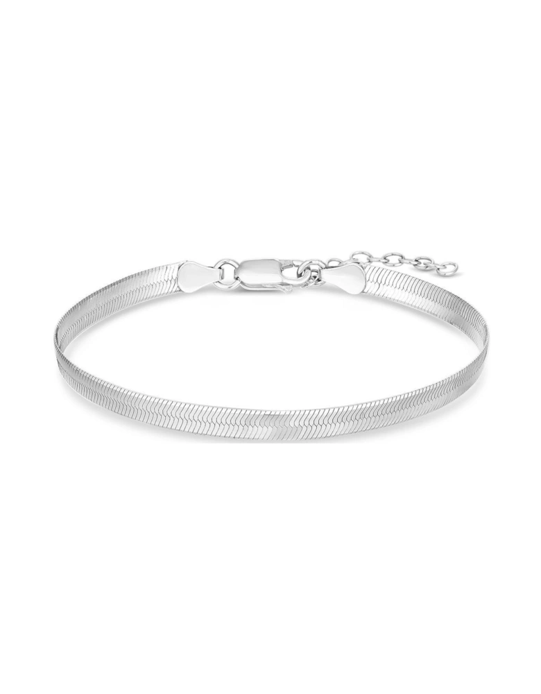 Sterling Silver 925 Herringbone Bracelets
