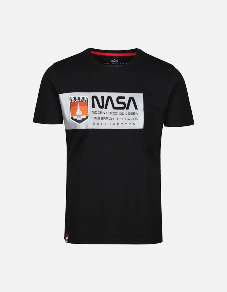 Limited Edition Mars Reflective T-Shirt | Black