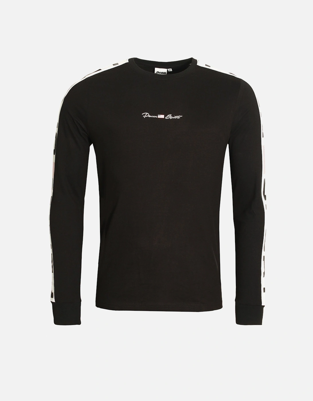 Panelled Long Sleeve Crew Neck T-Shirt | Black, 4 of 3
