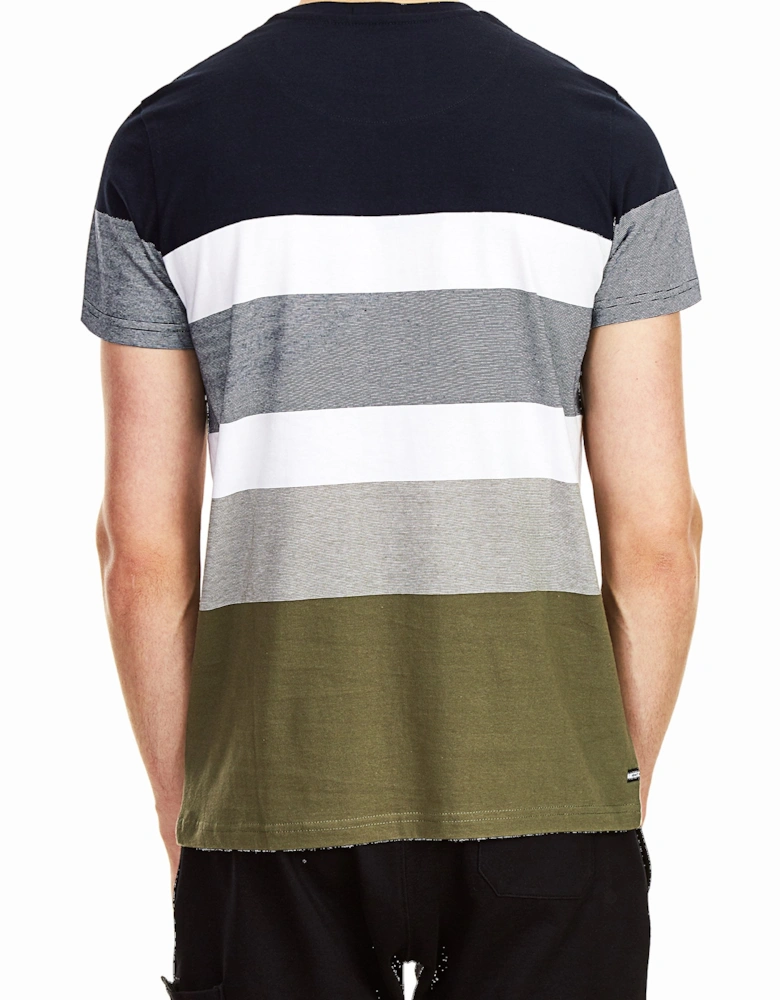 Freemont Striped T-Shirt | Navy