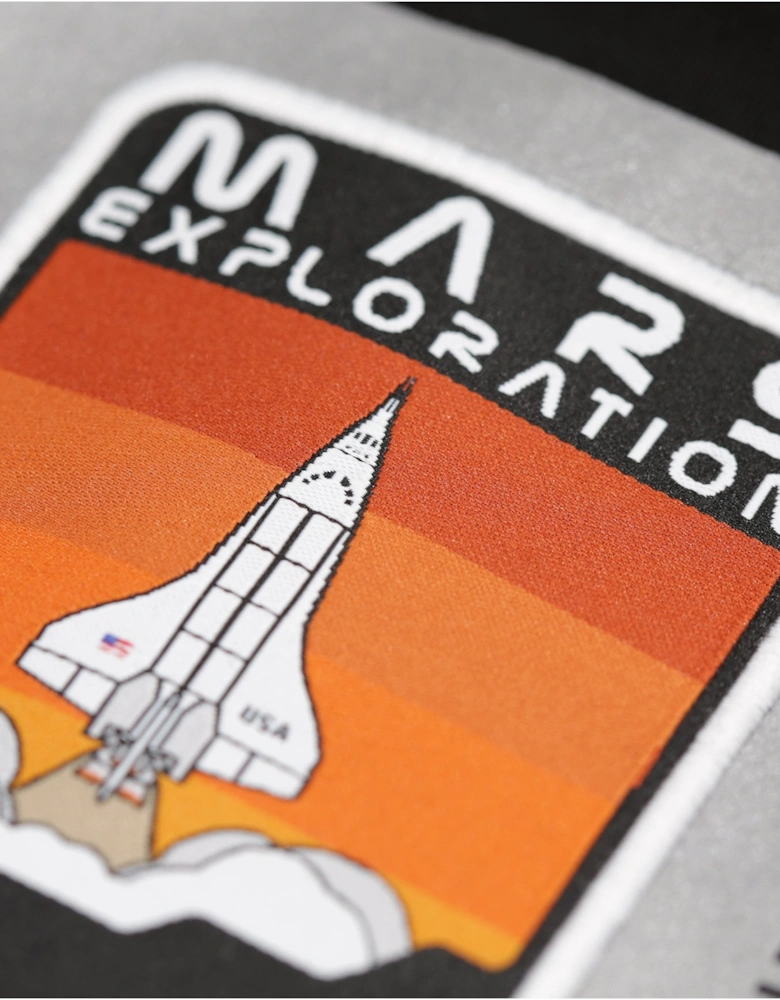 Limited Edition Mars Reflective T-Shirt | Black