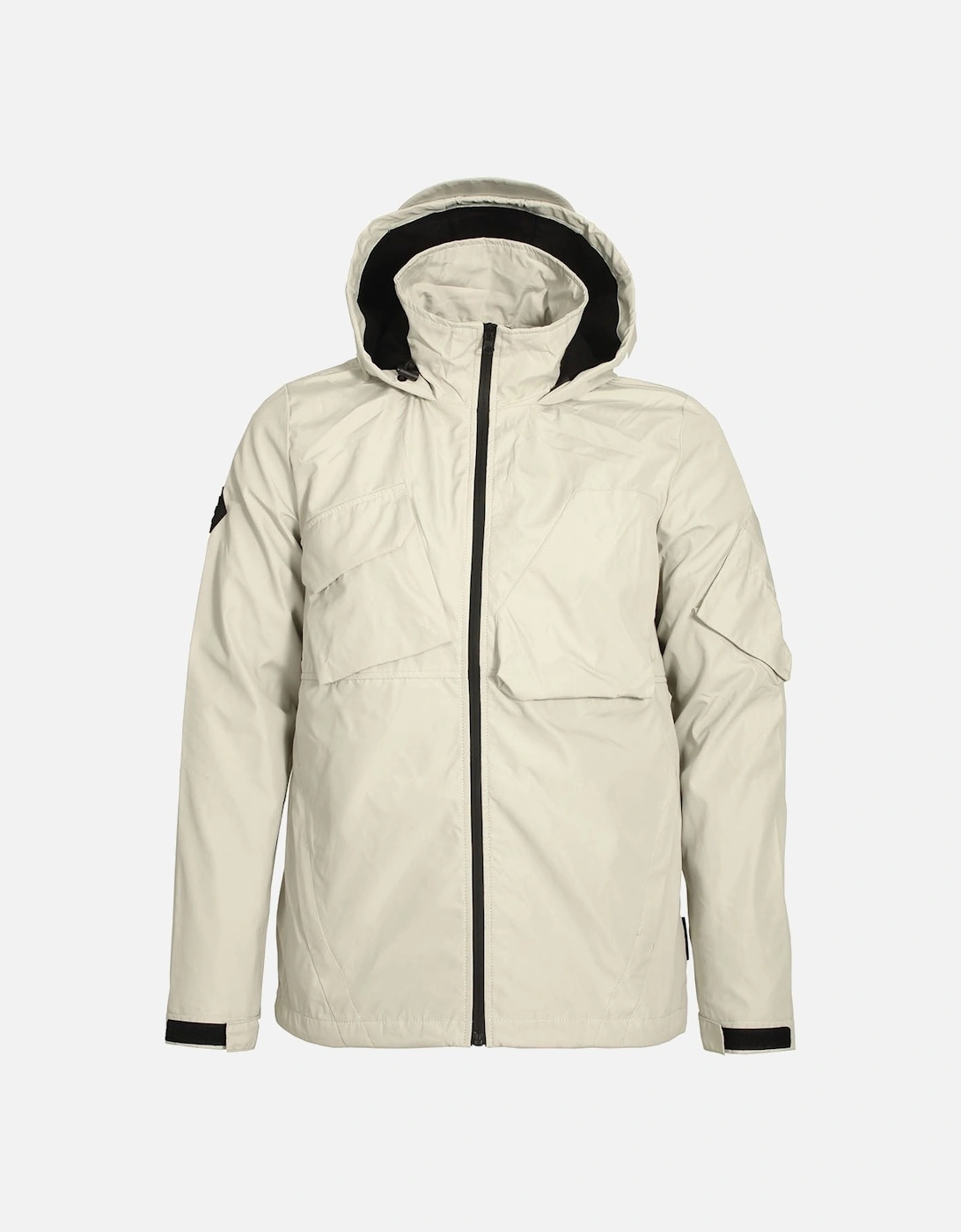 Gamma Hooded Tech Jacket Bone