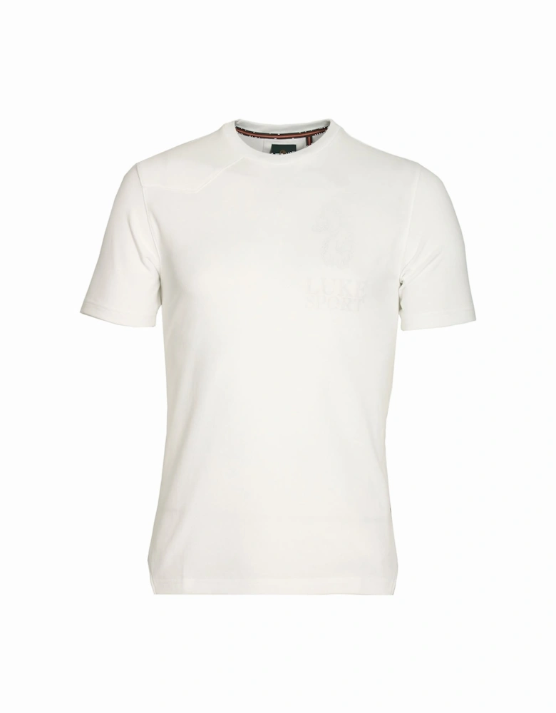 Walker White Cotton T-Shirt