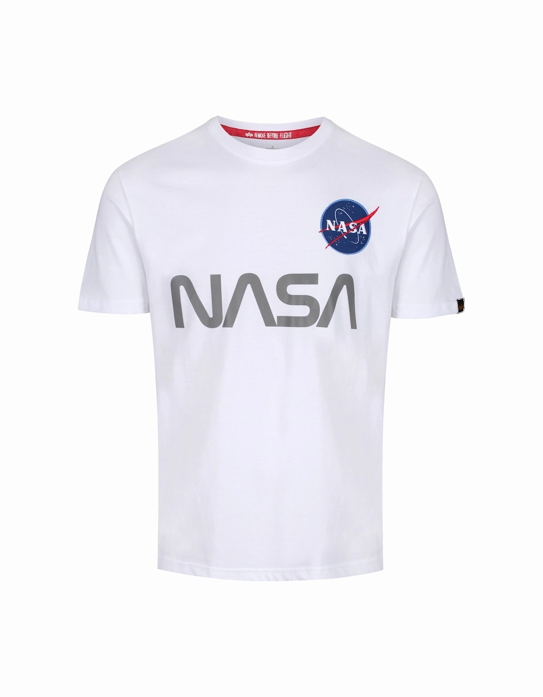 NASA Reflective Logo T-Shirt | White, 4 of 3