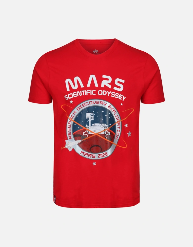 Mission to Mars Scientific Odyssey Logo T-Shirt | Red