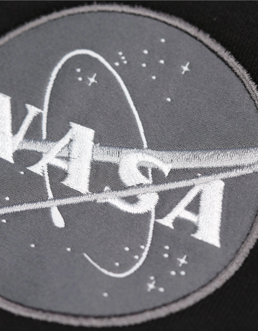 Limited Edition NASA Reflective Logo Sweatshirt | Black