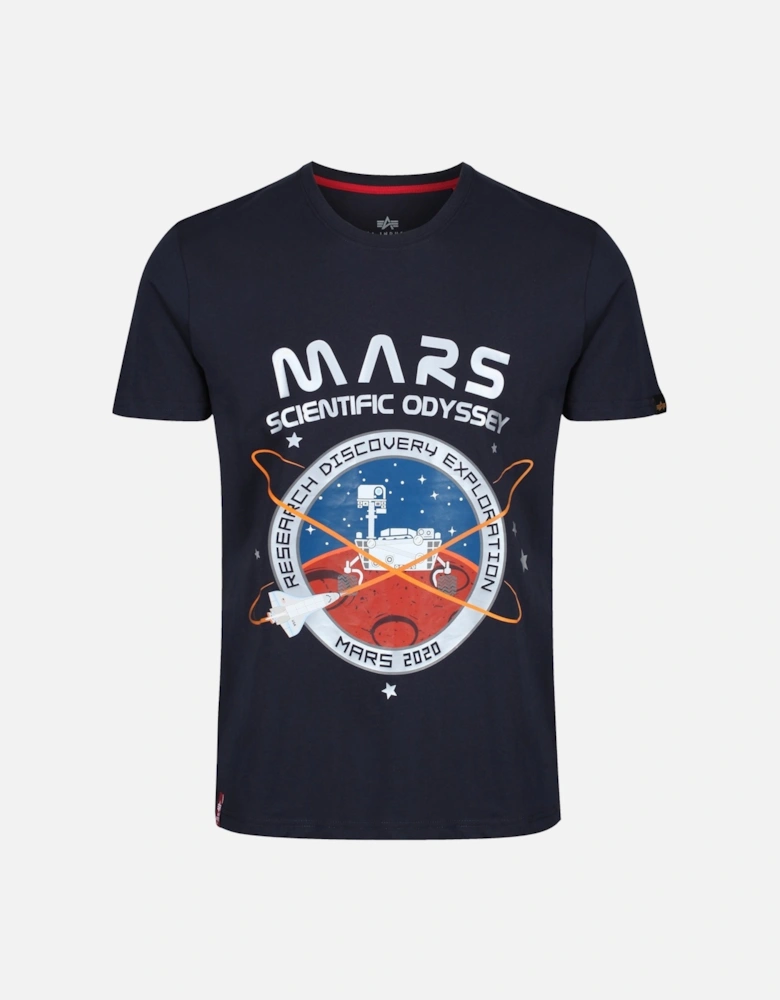 Limited Edition Mission To Mars Reflective T-Shirt | Rep Blue