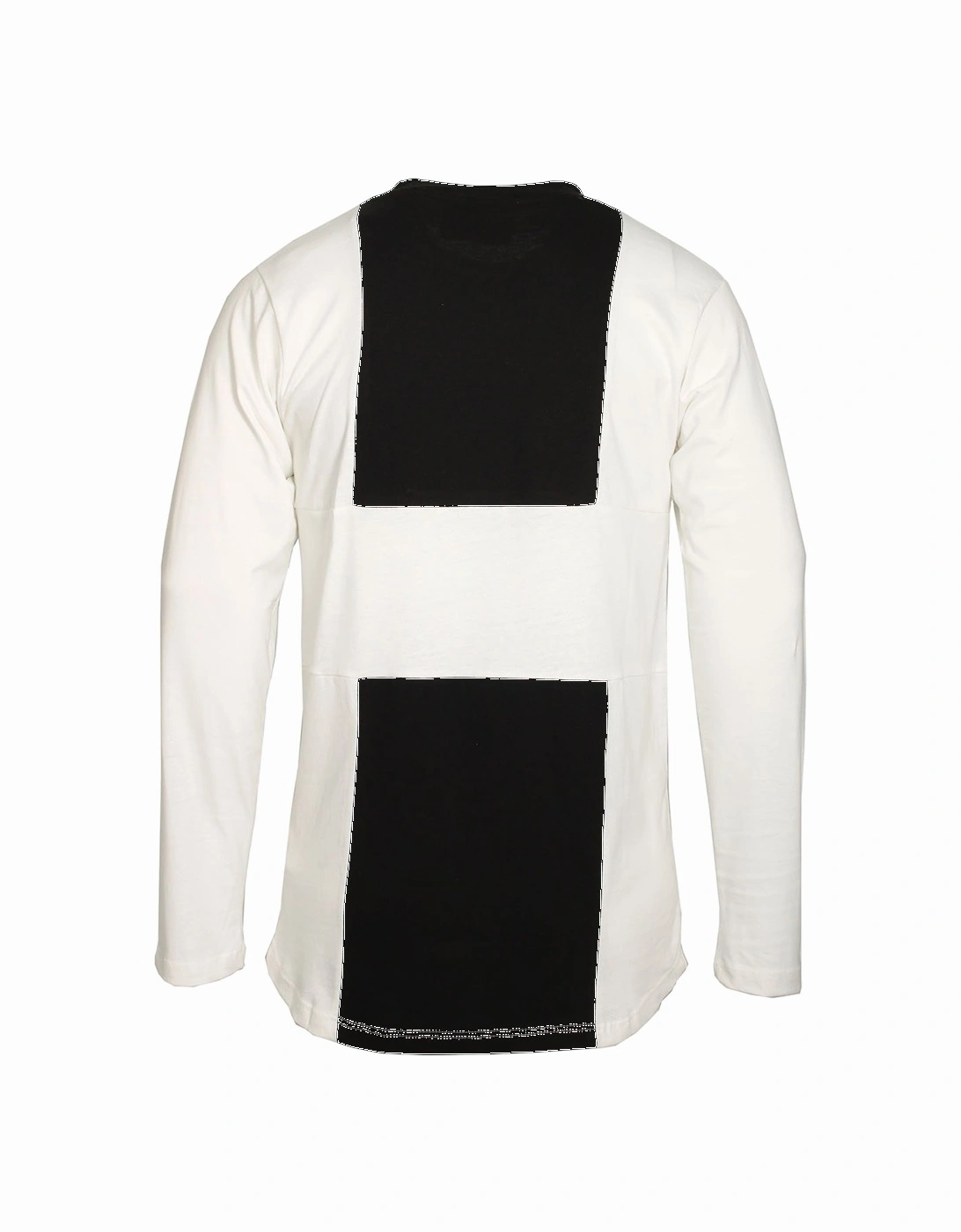 Long Sleeve Long Line T-Shirt | White