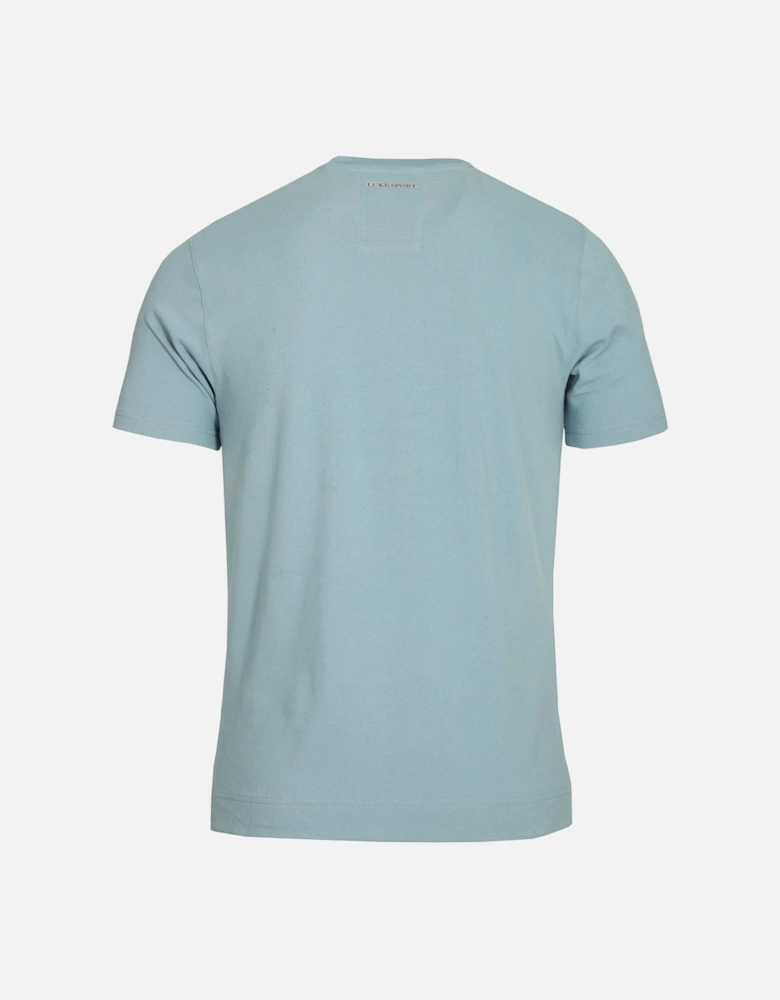 Walker Blue Cotton T-Shirt