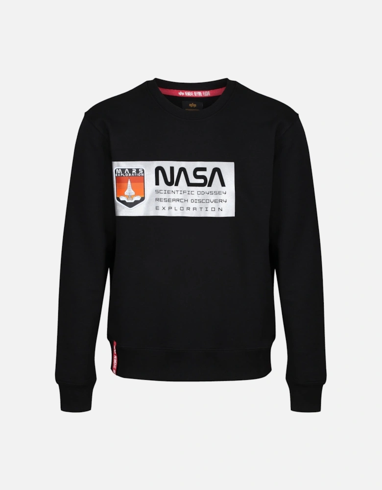 Limited Edition Mars Reflective Sweatshirt | Black