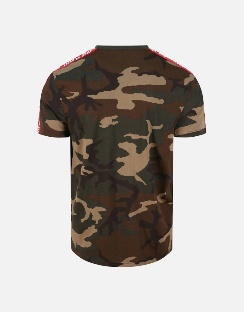 RBF Remove Before Flight Taped Woodland Camo T-Shirt