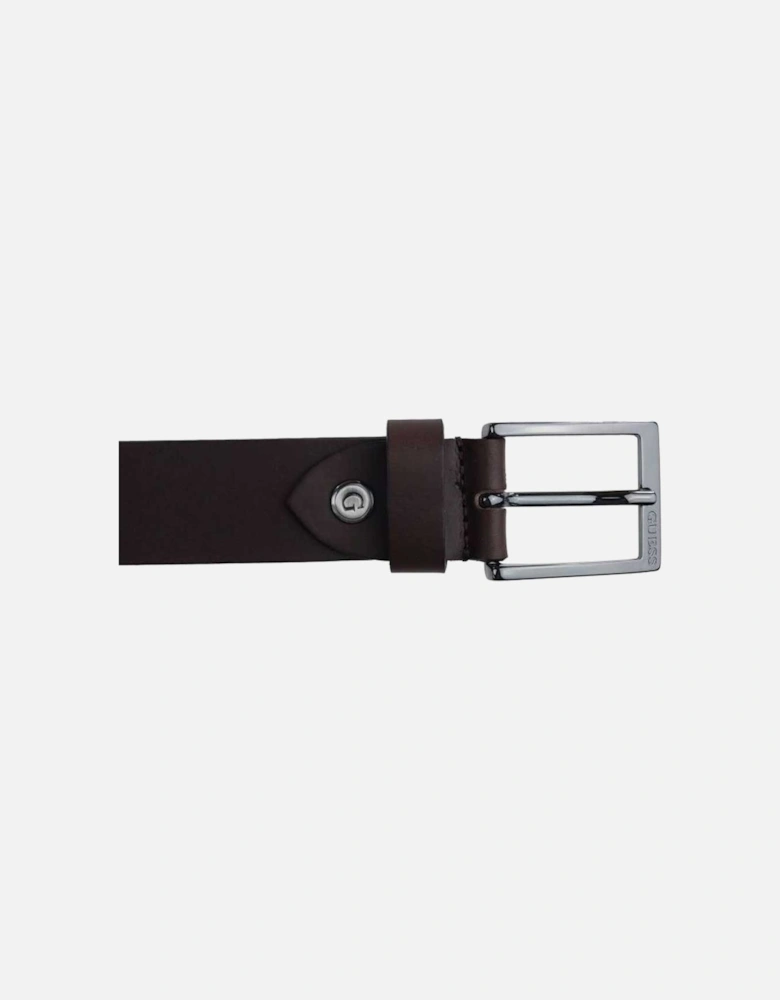 Men's Logo Belt - Brown BM7252LEA35