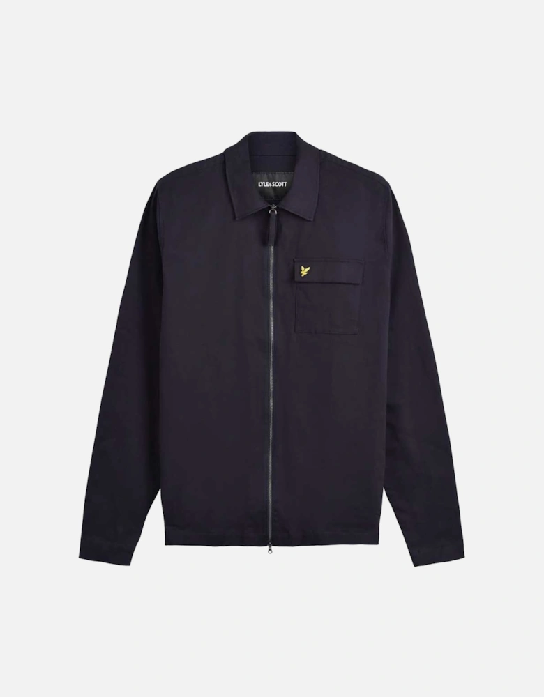 Lyle & Scott Twill Overshirt LW1216V - Dark Navy