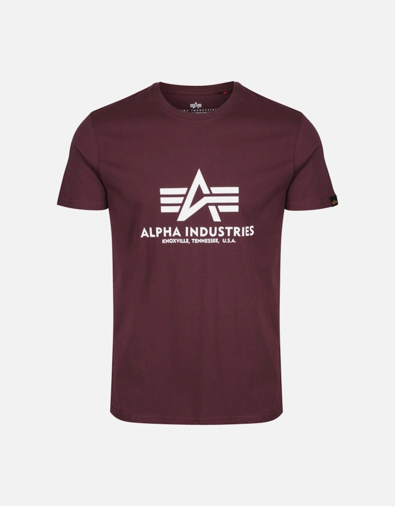 Basic Logo T-Shirt | Deep Maroon