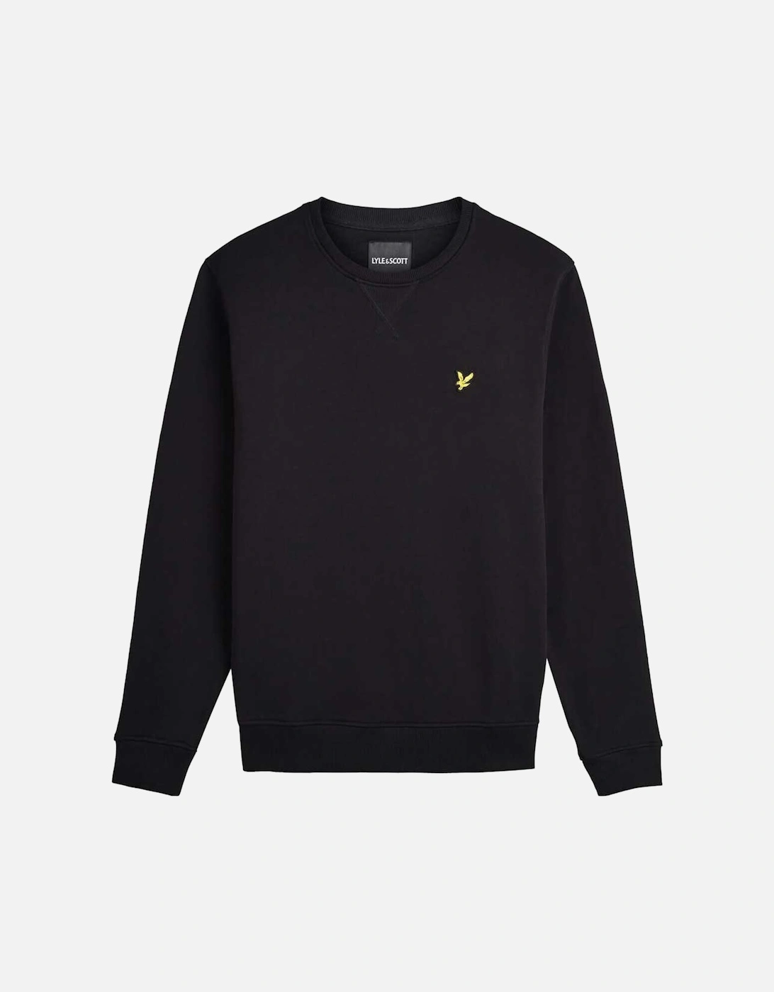 Lyle & Scott Crew Neck Jet Black Sweatshirt - ML424VTR