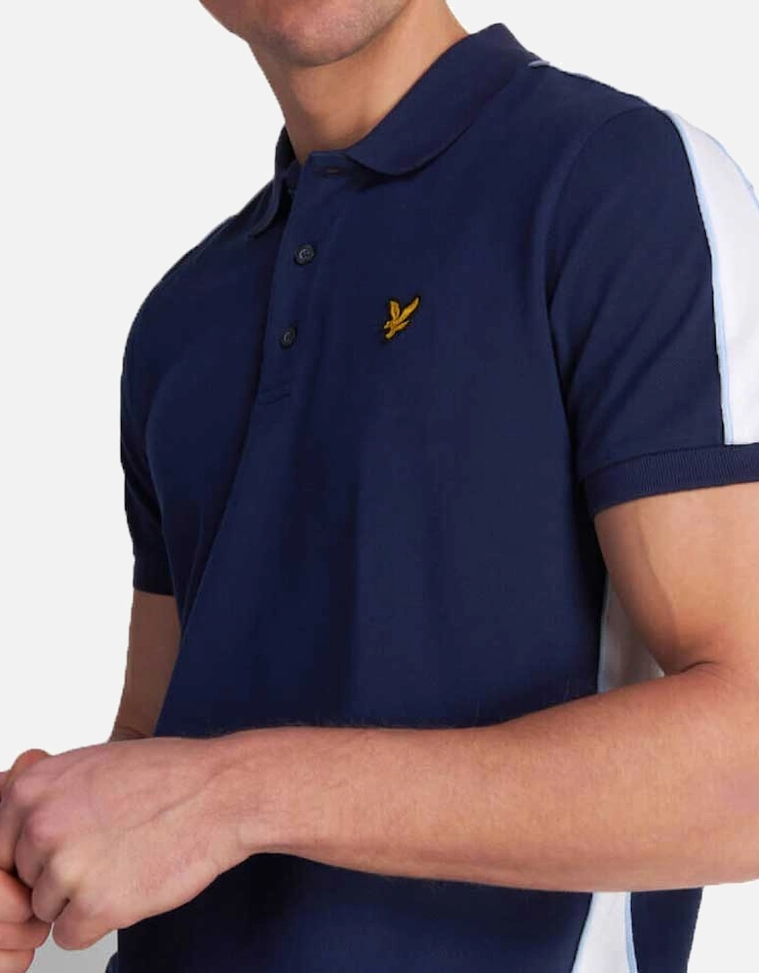 Lyle & Scott Piped Polo Shirt - Navy SP1218VZ, 3 of 2