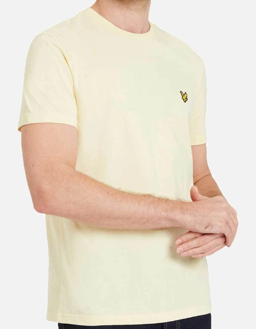 Crew Neck T-Shirt - Butter Cream Yellow, 4 of 3