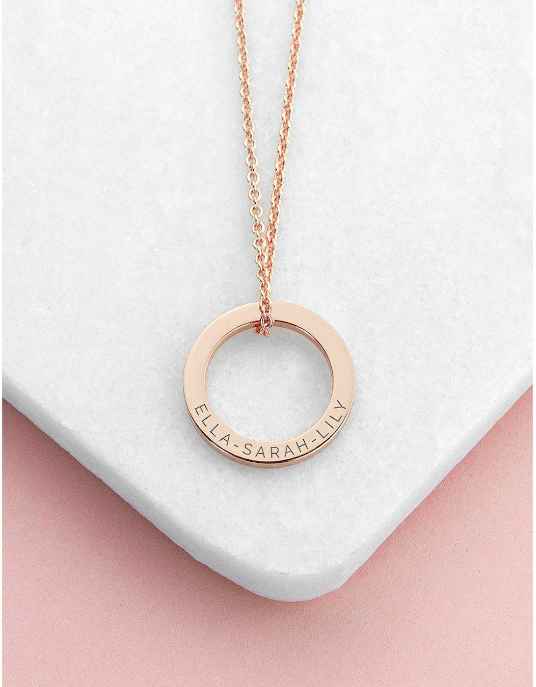 Personalised Family Ring Necklace, 3 of 2
