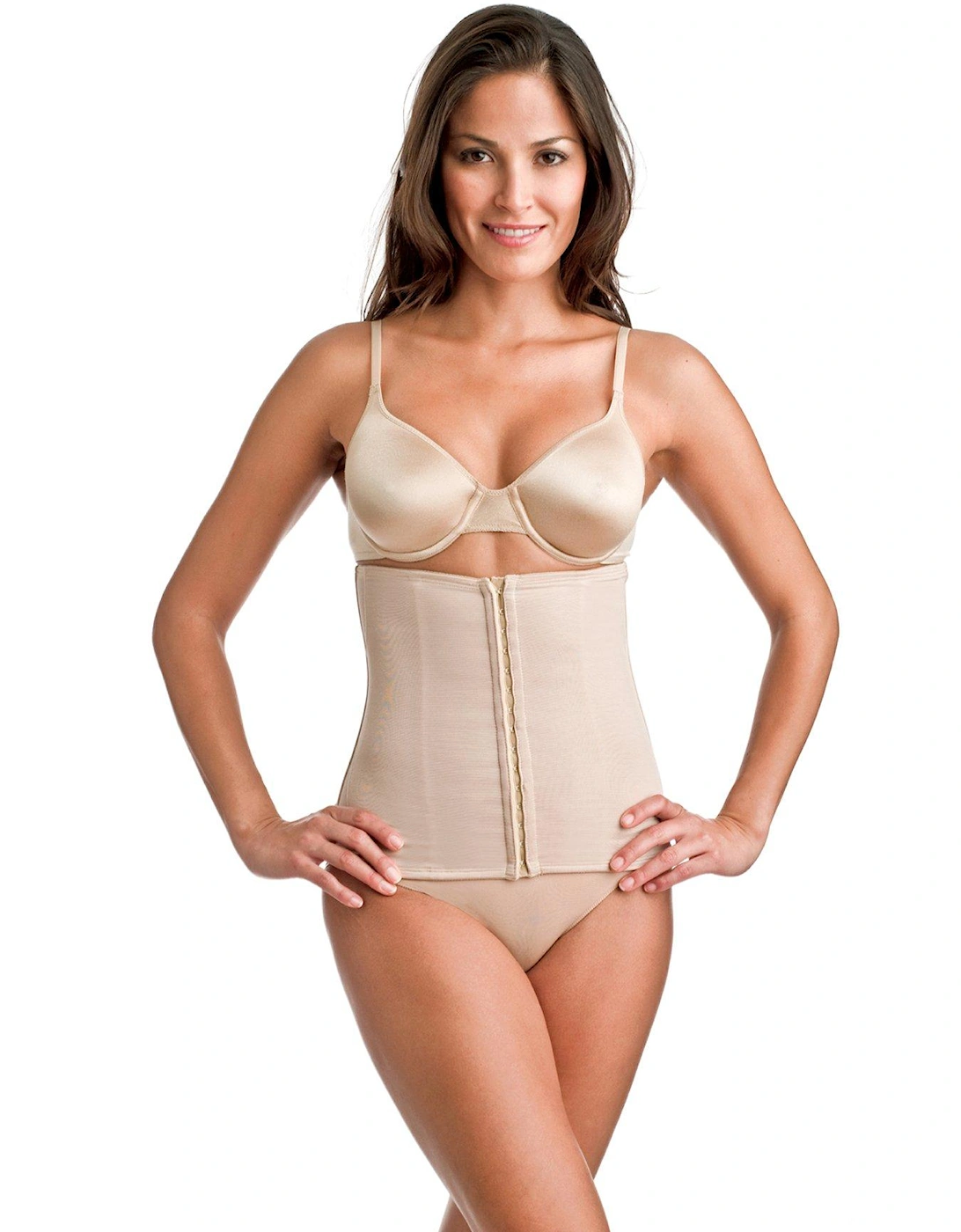 Inches Off Waist Cincher - Black/Nude, 2 of 1