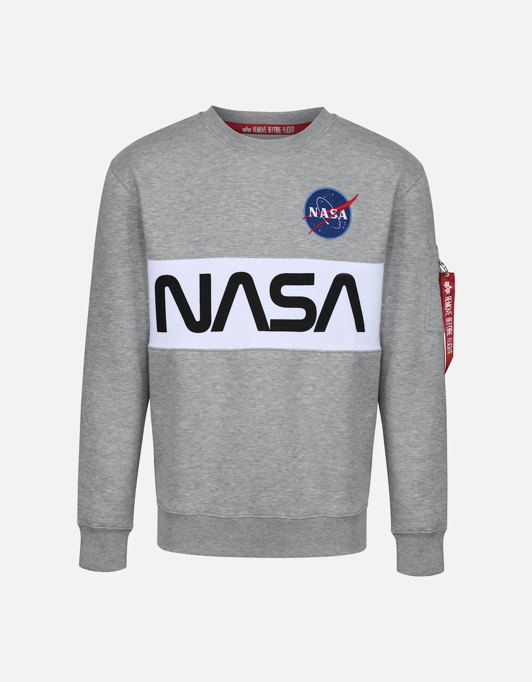 NASA Inlay Reflective Logo Sweatshirt | Grey heather, 4 of 3