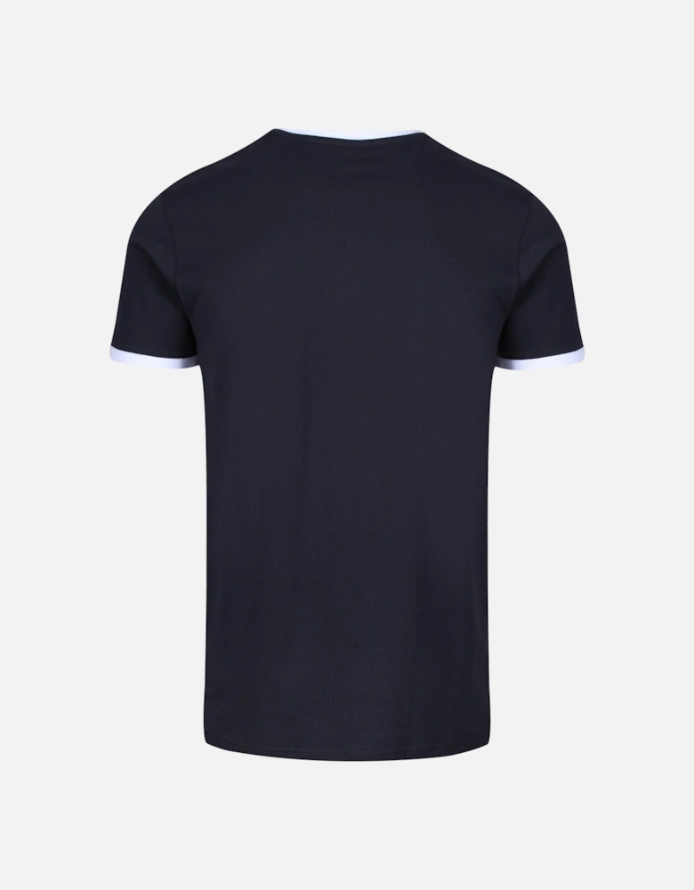 Meduno T-Shirt | Navy/White