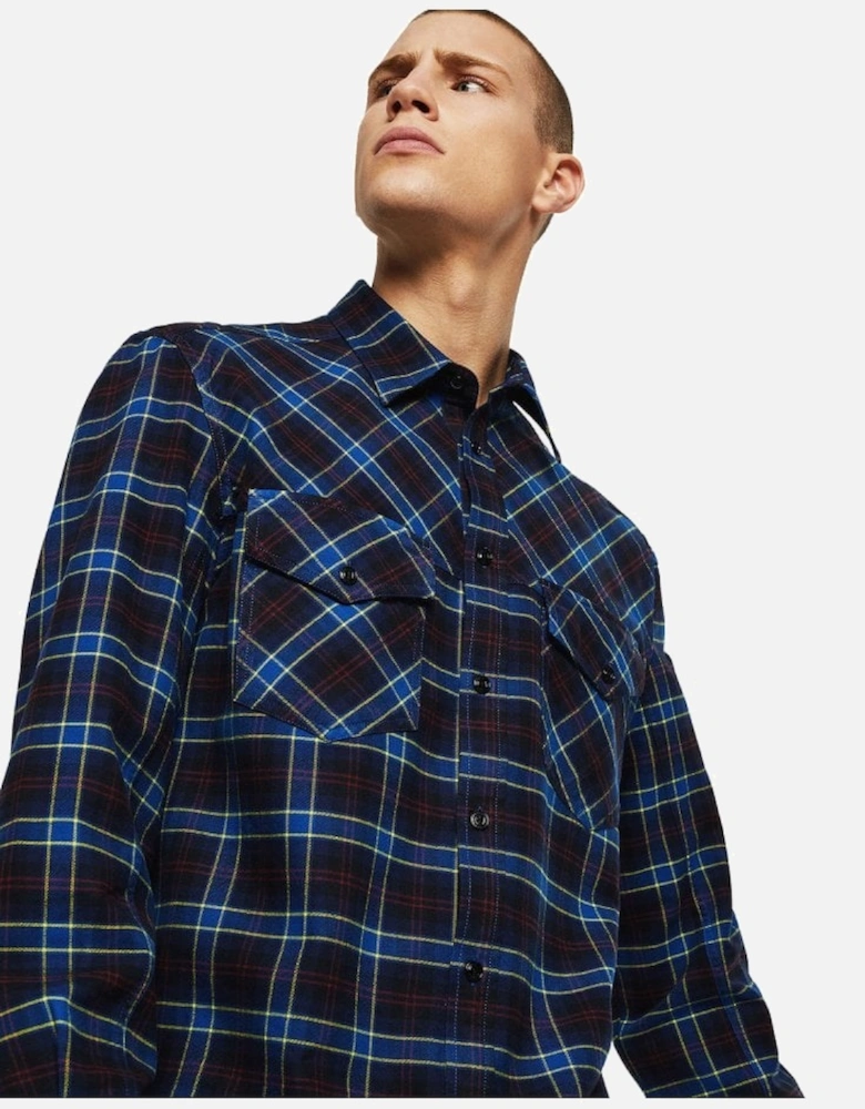 Check Flannel Shirt S-tolstoj Shirt Blue