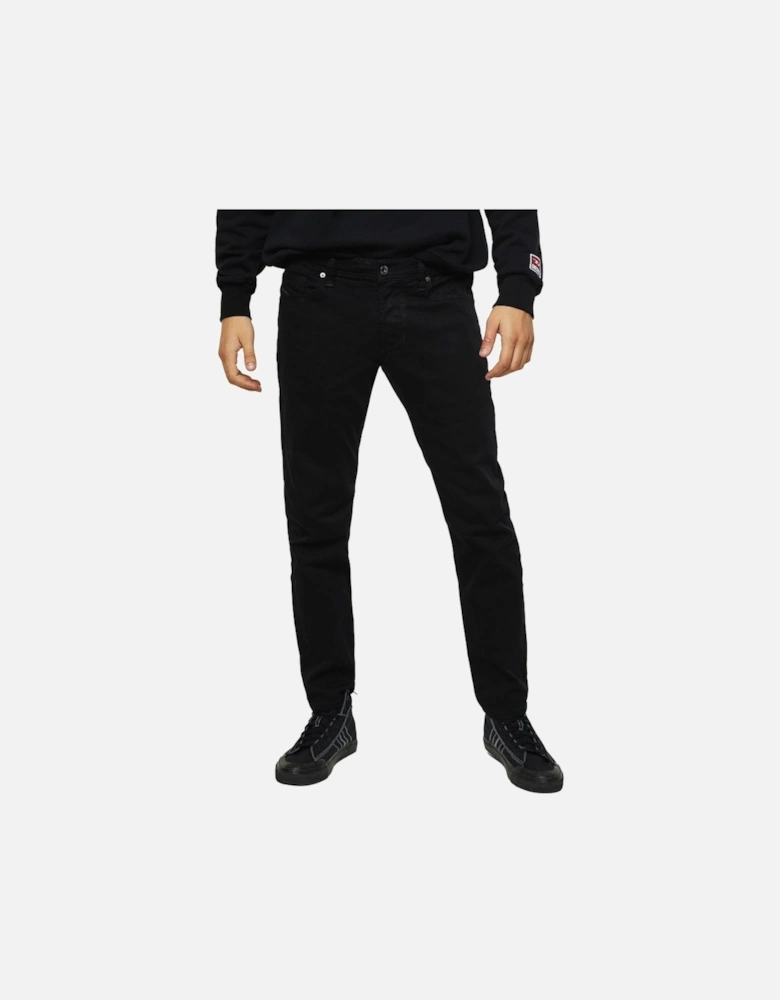 Mens Relaxed Tapered Fit Jean Larkee-Beex 0688H - Black