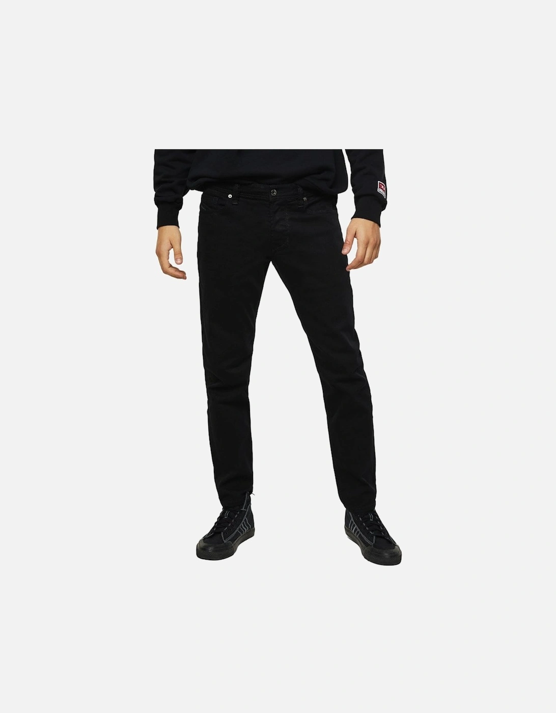 Mens Relaxed Tapered Fit Jean Larkee-Beex 0688H - Black, 5 of 4