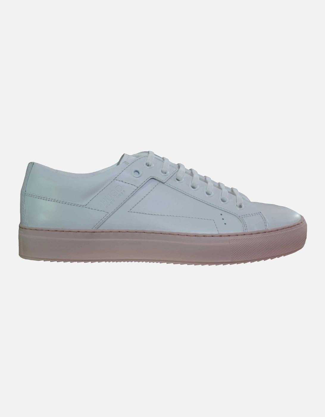 Women's White Hackney Low Cut Trainers, 5 of 4