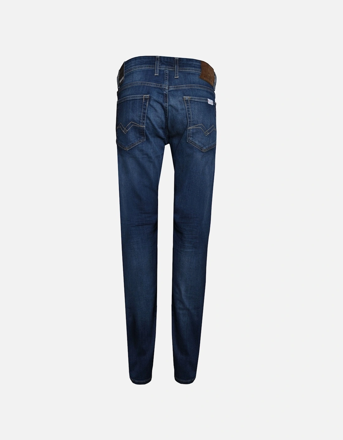 Men's Grover Blue Denim Straight Leg Jeans