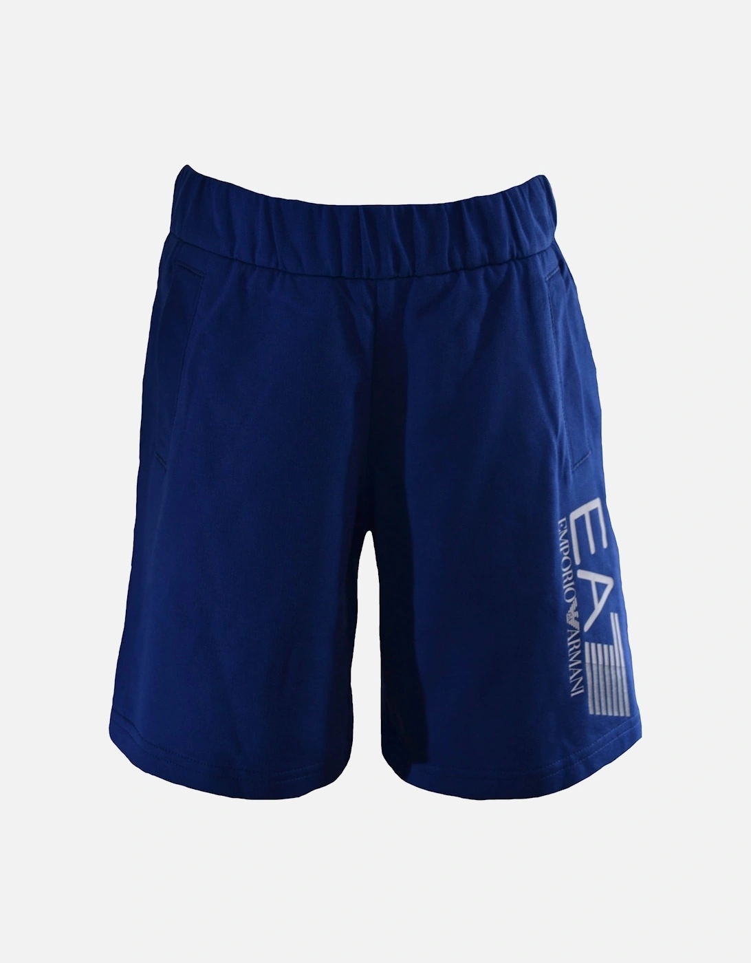 Kids Blue Cotton Shorts, 3 of 2