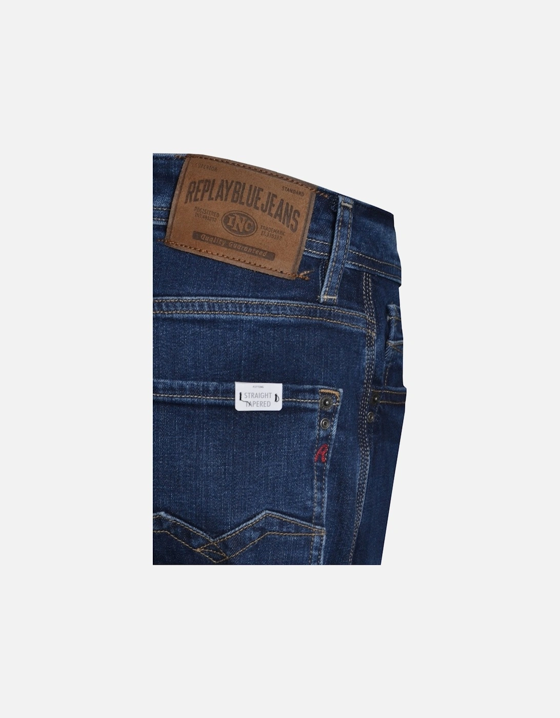 Men's Straight Tapered Blue Rob Jeans