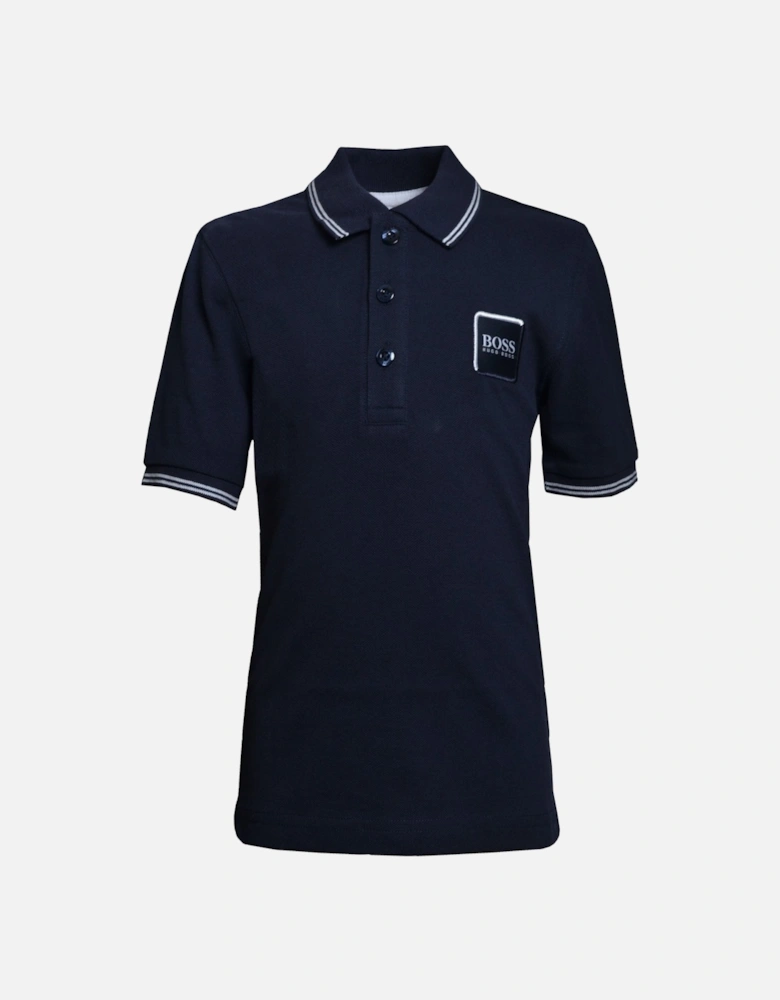 Kids Navy Short Sleeve Polo Shirt