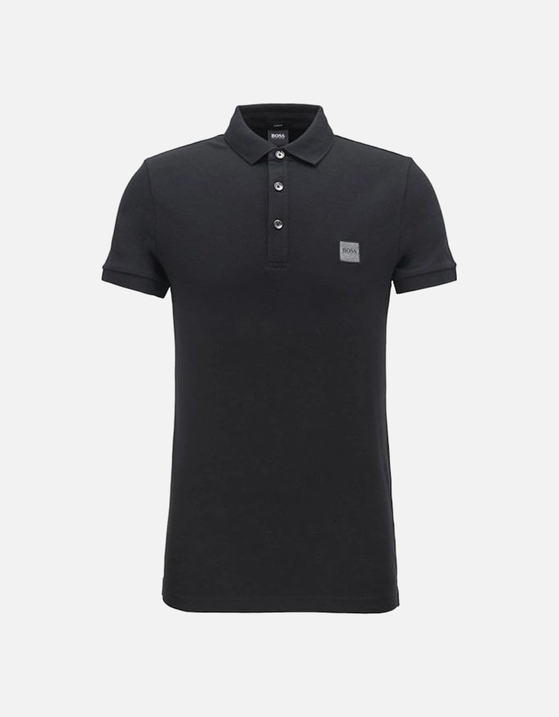 Men's Passenger Slim Fit Black Polo Shirt, 3 of 2