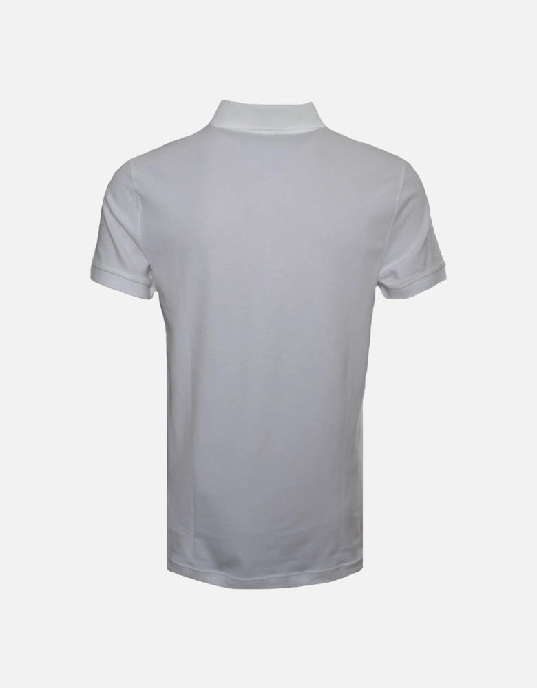 Casual Men's Passenger Slim Fit White Polo Shirt