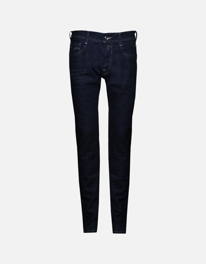 Men's Comfort Fit Deep Blue Rocco Stretch Denim Jeans