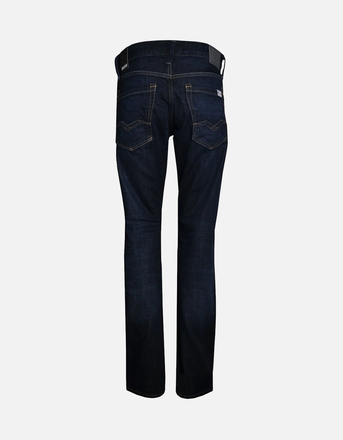 Men's Waitom Deep Blue Denim Regular Slim Jeans