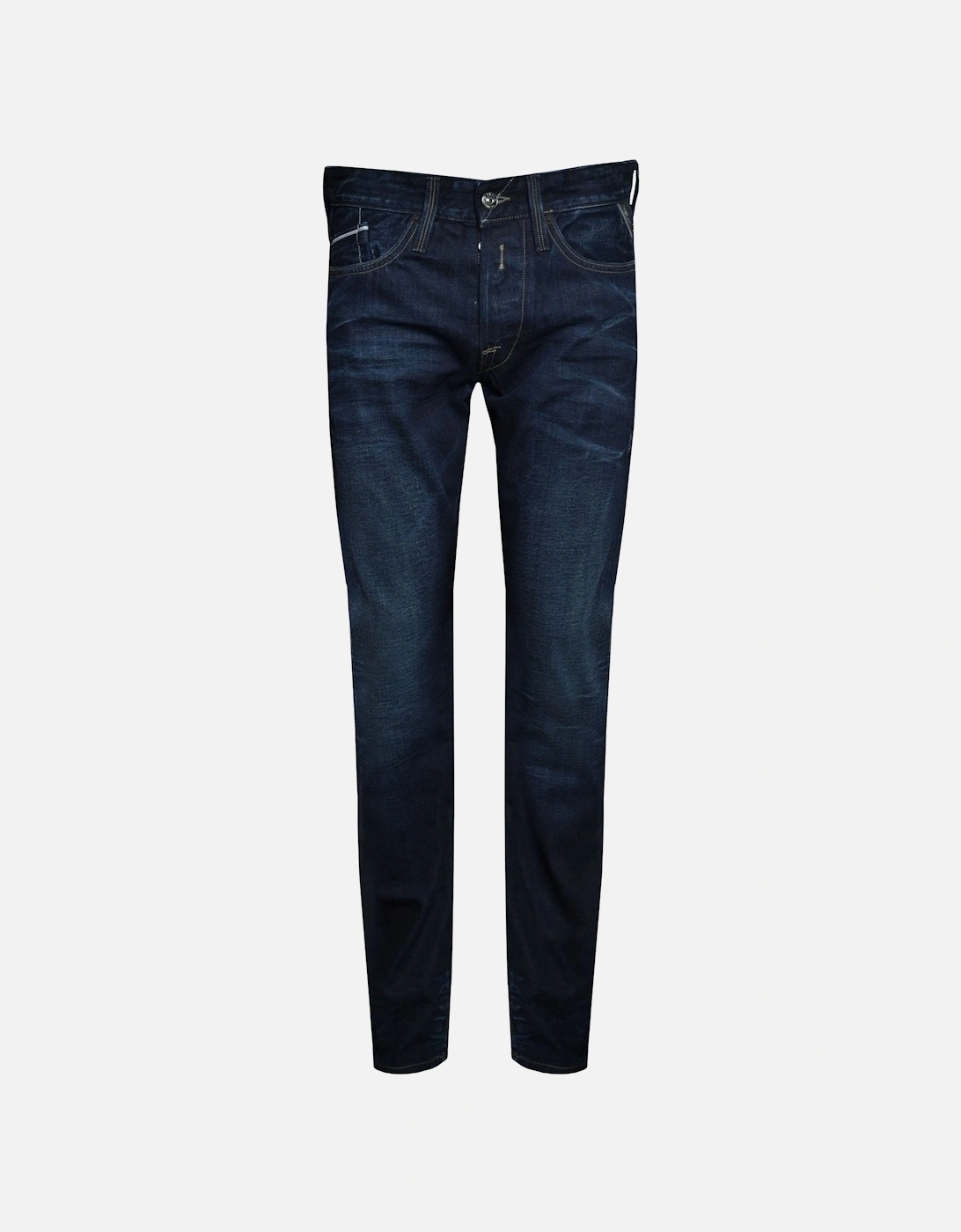 Men's Waitom Regular Slim Blue Jeans, 6 of 5