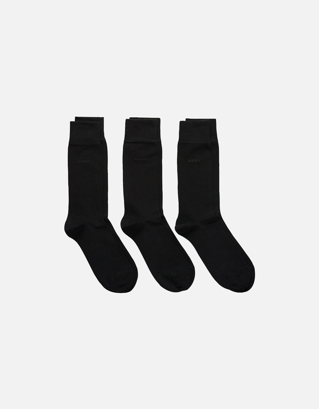 Black Soft Cotton Socks, 3 of 2