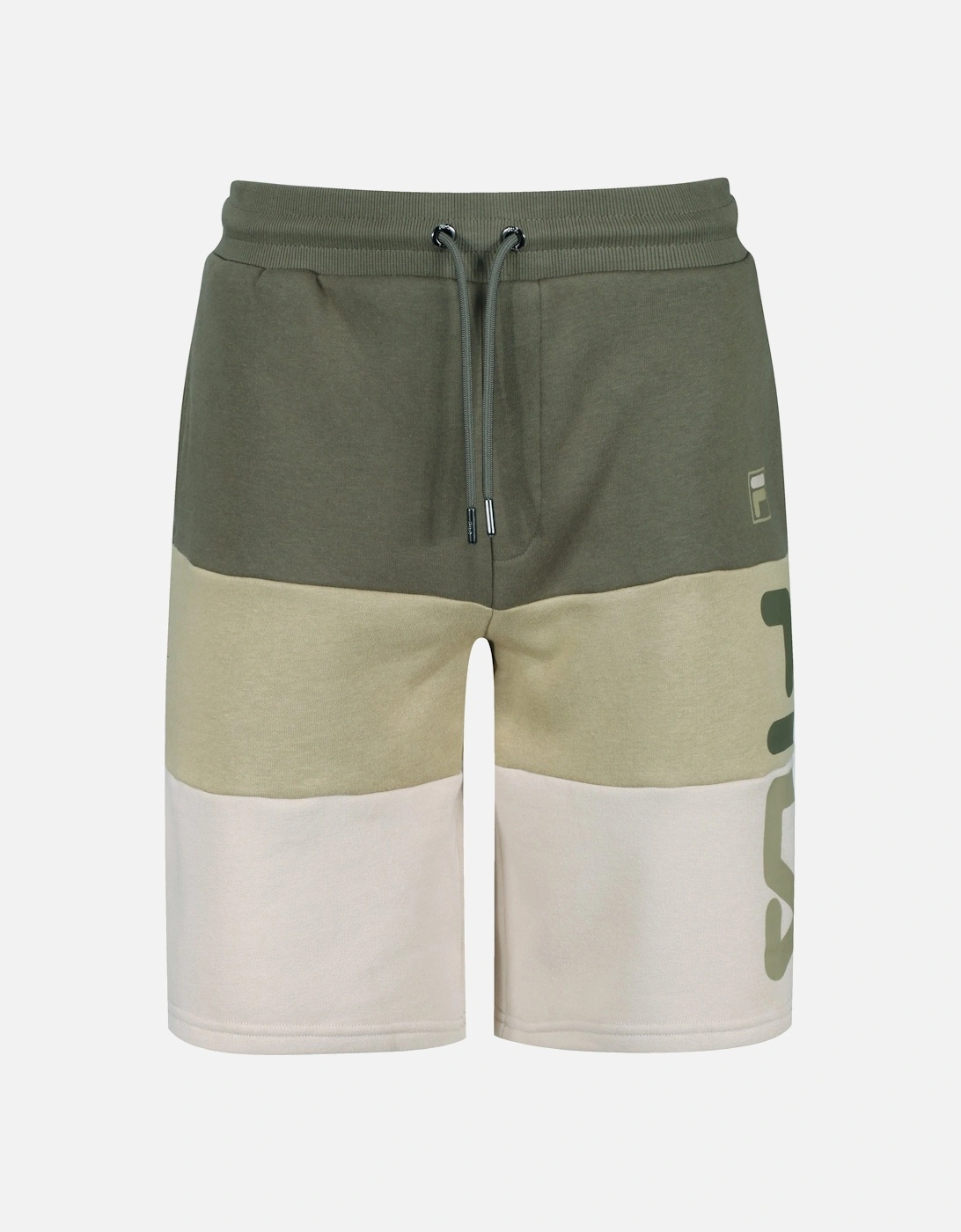 Stu 2 Cut n Sew Logo Jog Shorts | Olive/Khaki/Cement, 4 of 3