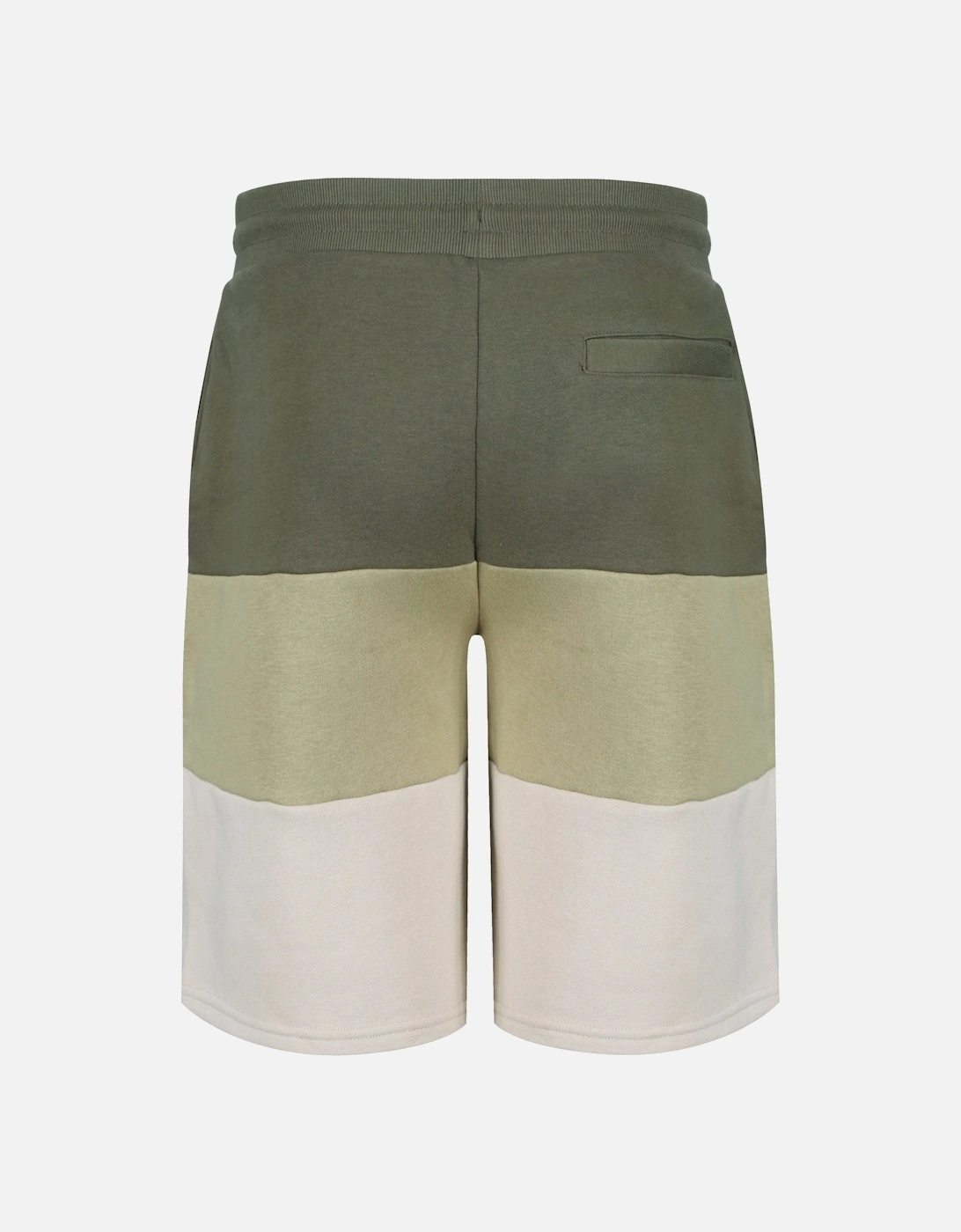 Stu 2 Cut n Sew Logo Jog Shorts | Olive/Khaki/Cement