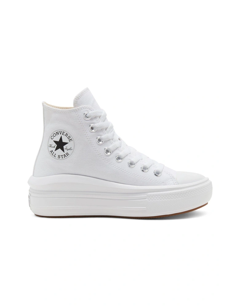 Womens Move Hi Top Trainers - White