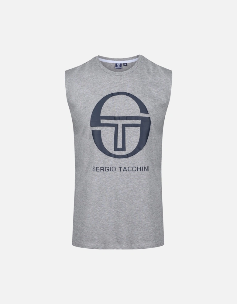 Follow Tank Top | Grey Marl/Navy