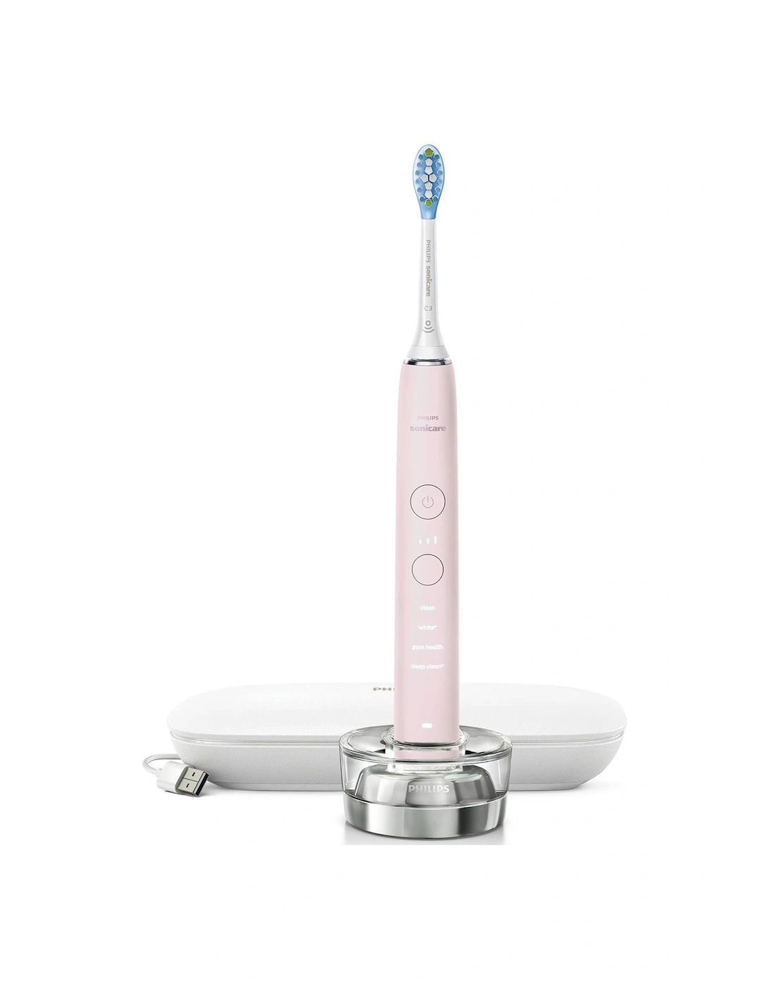 Sonicare DiamondClean 9000 Electric Toothbrush with App, HX9911/53 - Pink, 3 of 2