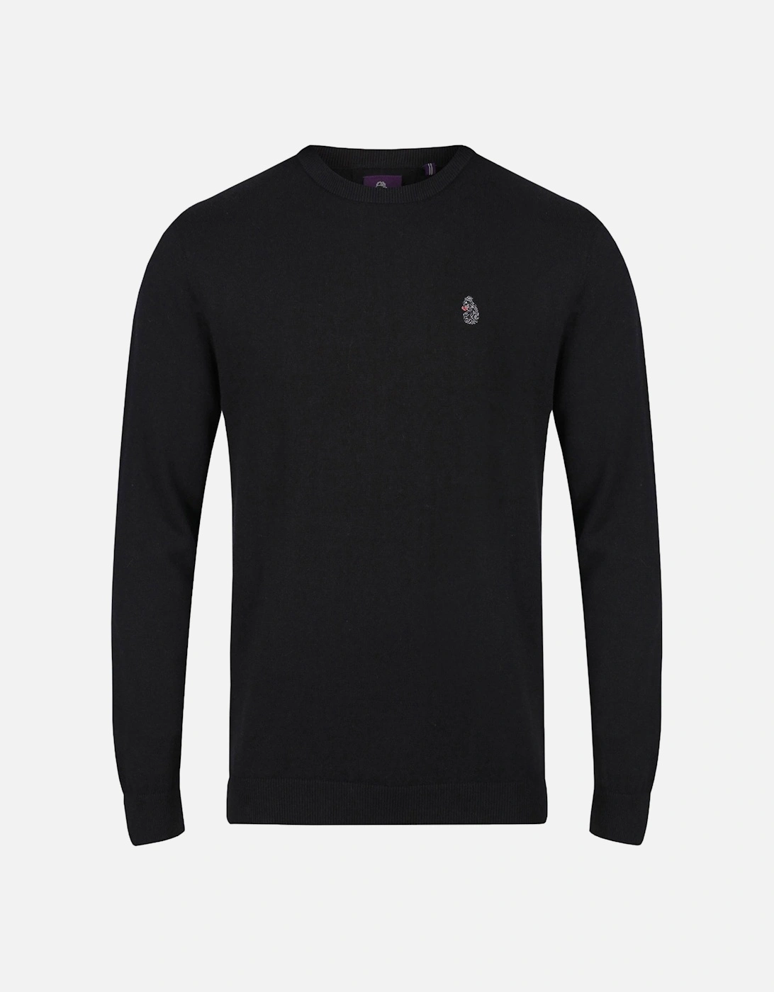 Radon Knit Crew Neck Sweatshirt | Black, 4 of 3