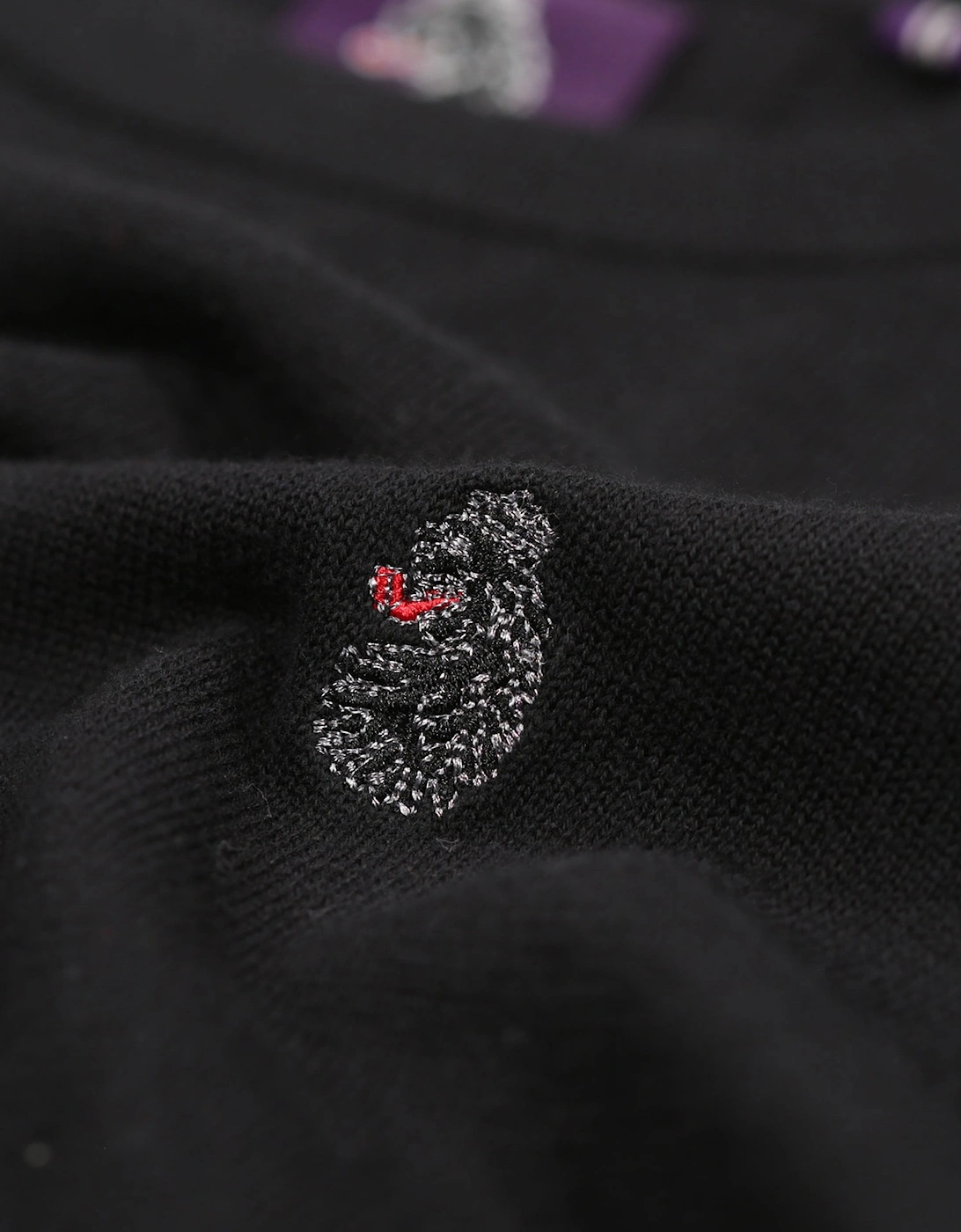 Radon Knit Crew Neck Sweatshirt | Black