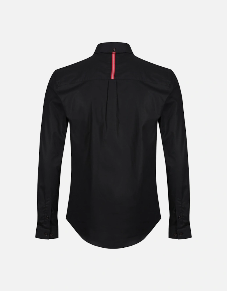 Shirt Happens Long Sleeve Pocket Shirt | Jet Black